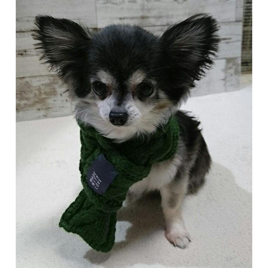暖かいペット犬ニットマフラー 冬アクセサリー製品用ペット チワワ