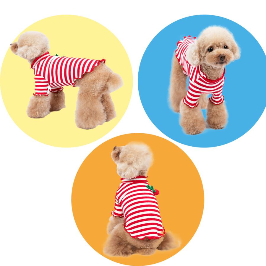 人気急上昇 犬 服 春夏 おしゃれ ボーダー シャツ さくらんぼ かわいい 秋冬 ペット服 中型犬 小型犬 Petground Discoversvg Com