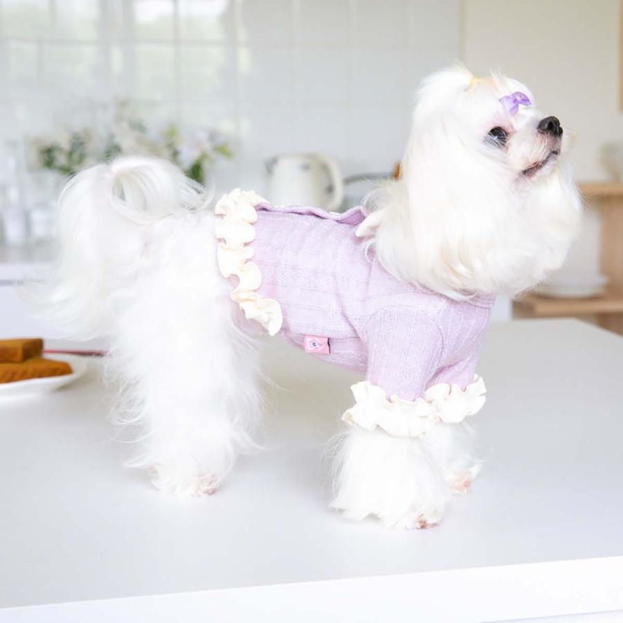 犬 服 リボン ニット かわいい 犬の服 サマーニット ドッグウェア