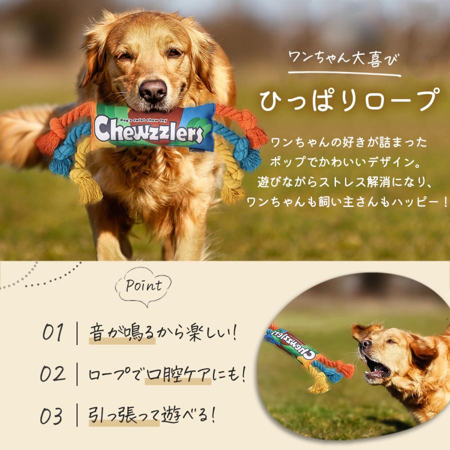 犬 おもちゃ ロープ 頑丈 丈夫 安全 壊れない 音が鳴る 引っ張りっこ