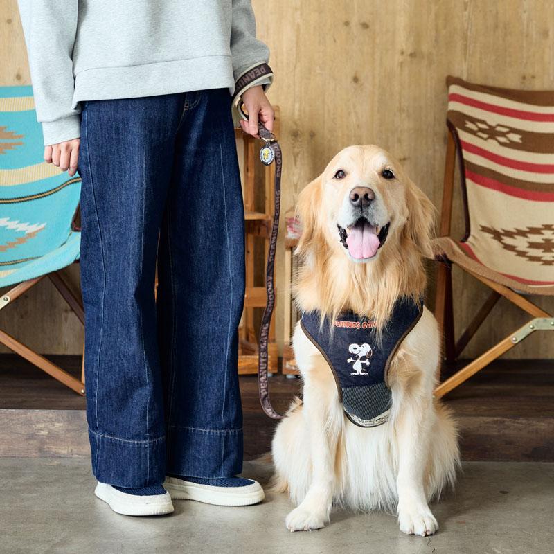 SNOOPY（スヌーピー） 犬 ハーネス リード ワッペン ハーネス＆リード