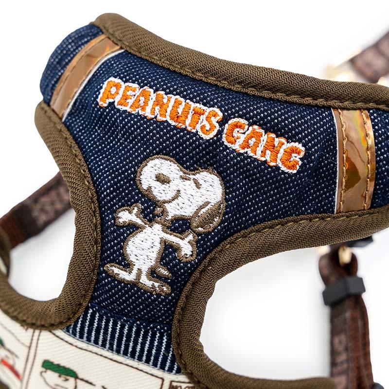 SNOOPY（スヌーピー） 犬 ハーネス リード ワッペン ハーネス＆リード