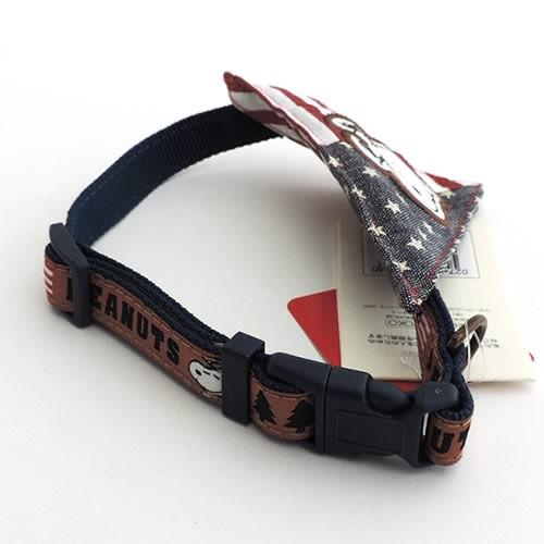 犬 首輪 ブランド おしゃれ ペット スヌーピー ｕｓａ バンダナ付 首輪 ｓｓ 小型犬 ペットパラダイス メール便可 ペットパラダイス 通販 Paypayモール