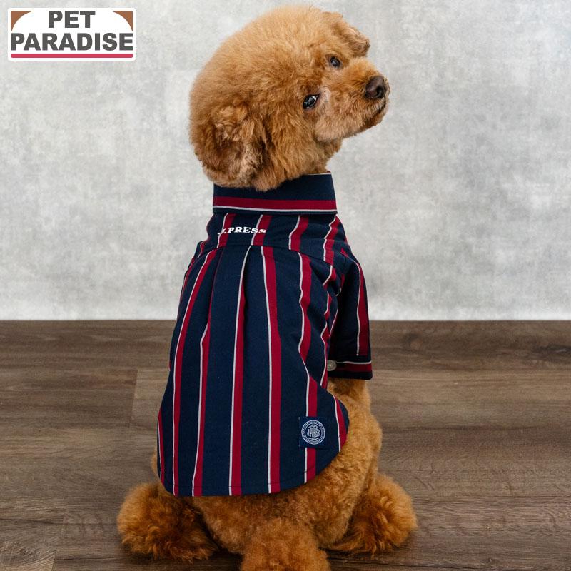 J.PRESS（J.プレス） 犬 服 冬 レジメンタル ストライプ シャツ 小型犬