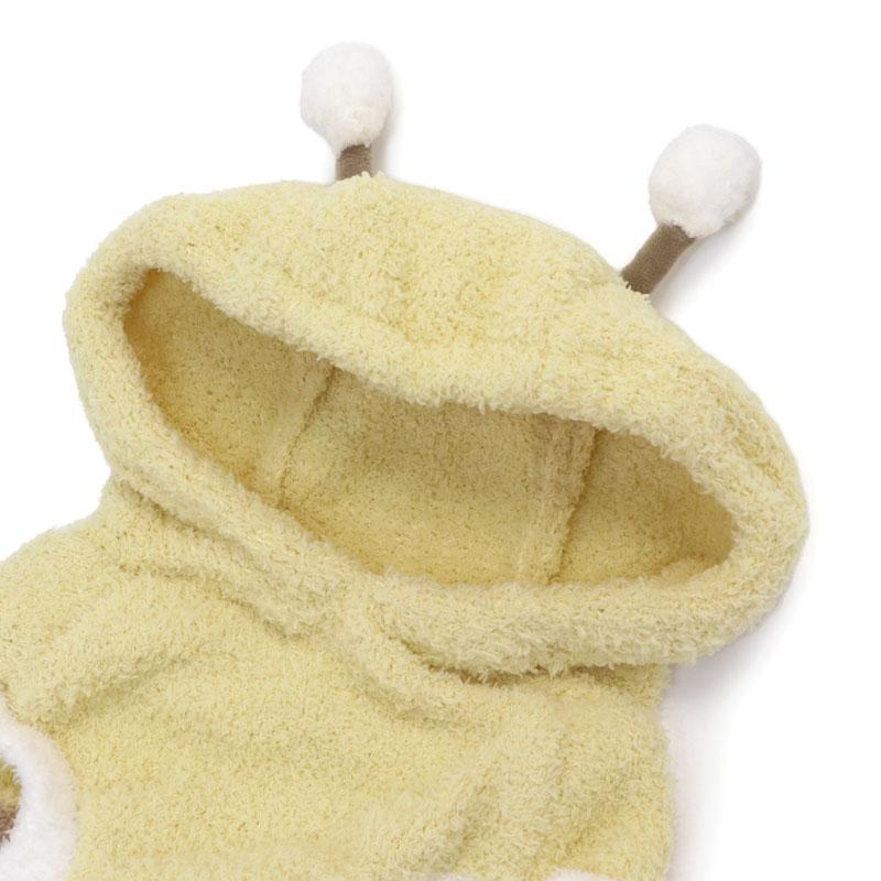 PET PARADISE 犬 服 春 ふわふわ 蜂 なりきり ニット パーカー 袖なし