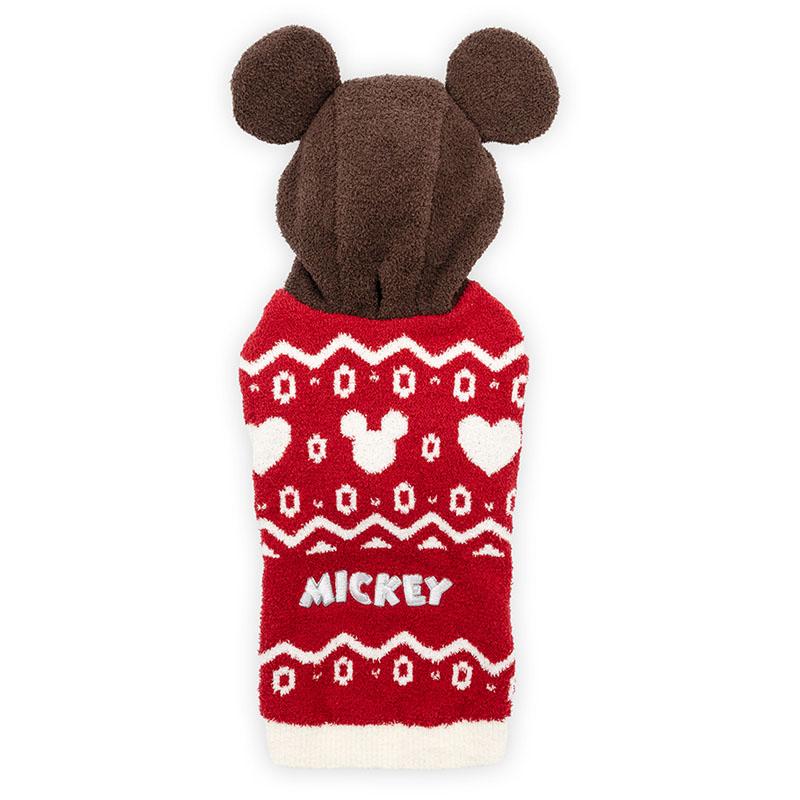 Disney（ディズニー） ミッキーマウス 犬 服 冬 お揃いニット フード