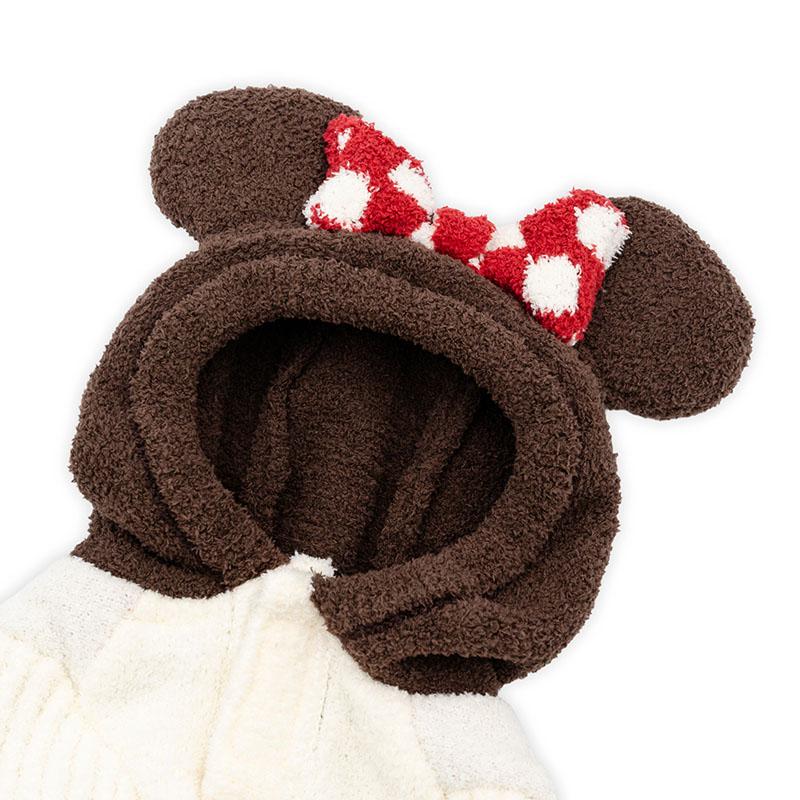ミニーマウス風フリース犬服 Disney（ディズニー） ミニーマウス 犬 服 冬 お揃いニット 小型犬