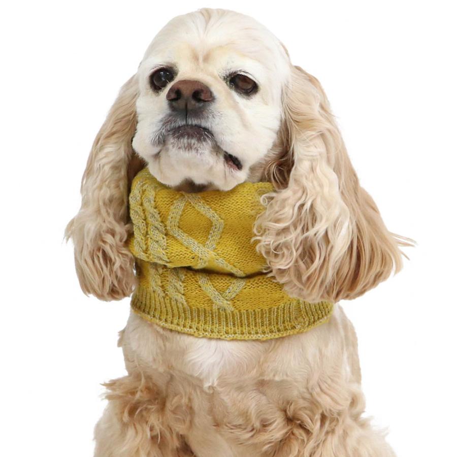 PET PARADISE（ペットパラダイス） 犬 スヌード 秋冬 反射 〔中型犬