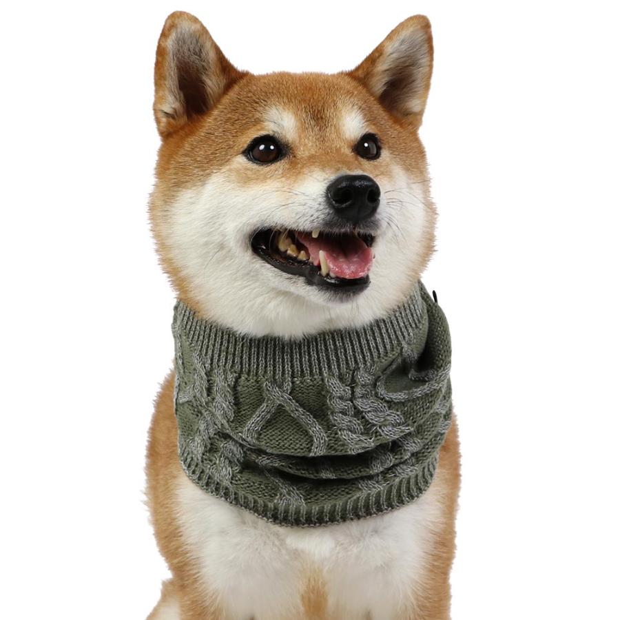 PET PARADISE（ペットパラダイス） 犬 スヌード 秋冬 反射 〔中型犬