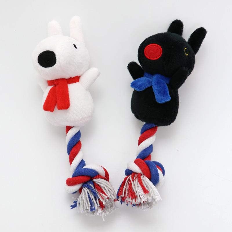犬 おもちゃ ぬいぐるみ 猫 お友達 音 噛む おともだち オモチャ 玩具 トイ おもしろ リサとガスパール ロープおもちゃ1 100円 予約