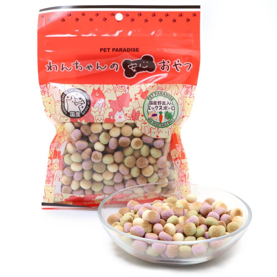 犬 おやつ 国産 緑黄色野菜 シニア 高齢犬 ほうれん草 紫芋 人参 むらさき芋 犬のおやつ オヤツ 犬用 野菜ミックス ボーロ 大袋 160g ペットパラダイス 通販 Yahoo ショッピング