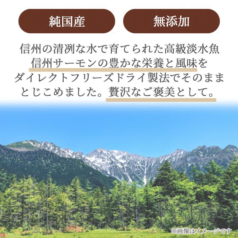 ポイント5倍 犬 猫 おやつ 無添加 国産 フリーズドライ 信州 サーモン 15g | 無着色 香料無添加 犬用 猫用 ギフト 贅沢 プレミアムフード | PET PARADISE | 04