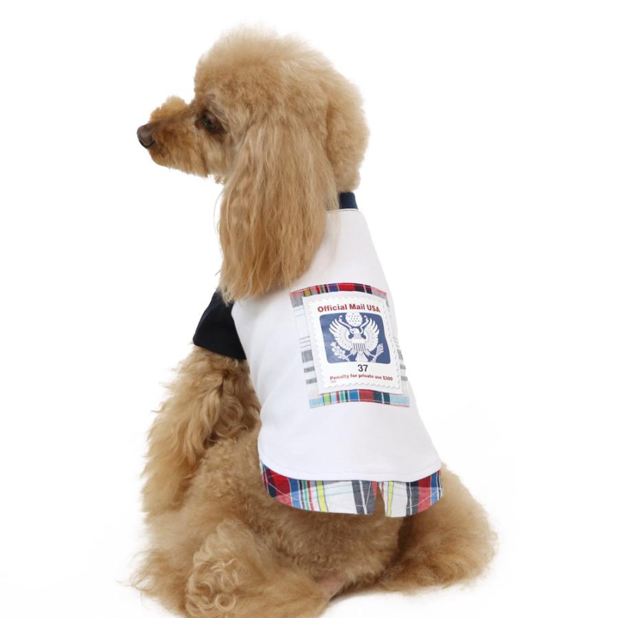 犬 服 ブランド セール おしゃれ 猫 小型犬 超小型犬 薄手 犬服 ペットウエア J Press 切手アート ｔシャツ 小型犬 メール便可 返品不可 ペットパラダイス 通販 Paypayモール