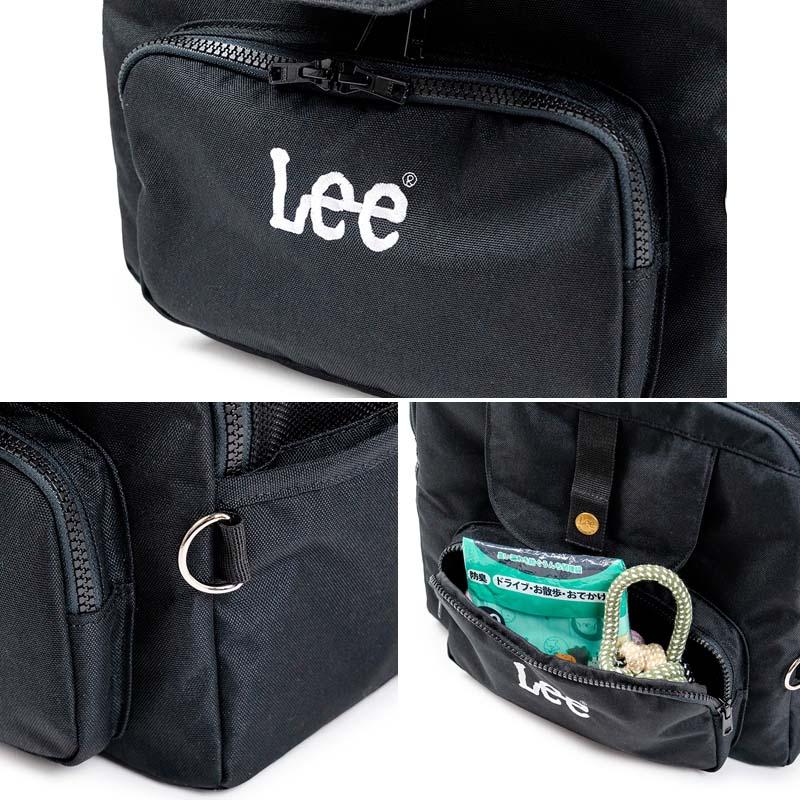 Lee（リー） 犬 キャリーバッグ デイリーリュック 超小型犬 | ブラック