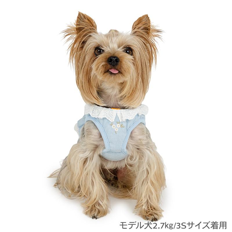 PET PARADISE（ペットパラダイス） 犬 ハーネス 花刺繍 ベスト