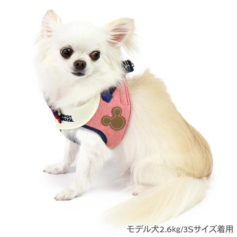 Disney ハーネス 犬 服 おしゃれ ブランド 小型犬 〔4S 3S