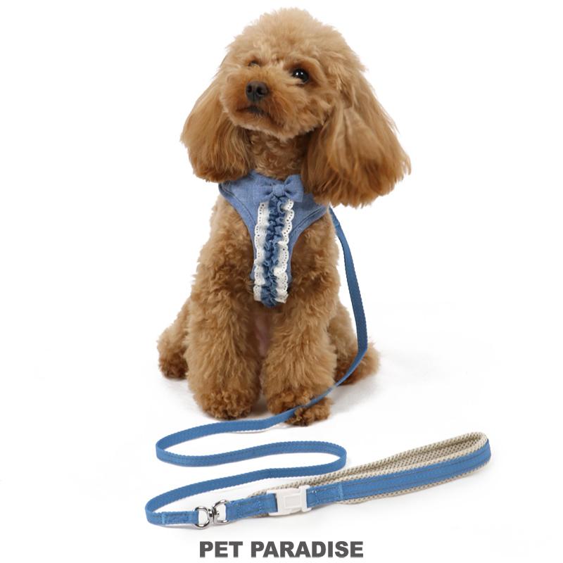 犬 ハーネス リード ペットパラダイス フリル ハーネスリード ｓｓ 小型犬 ペットパラダイス 通販 Paypayモール
