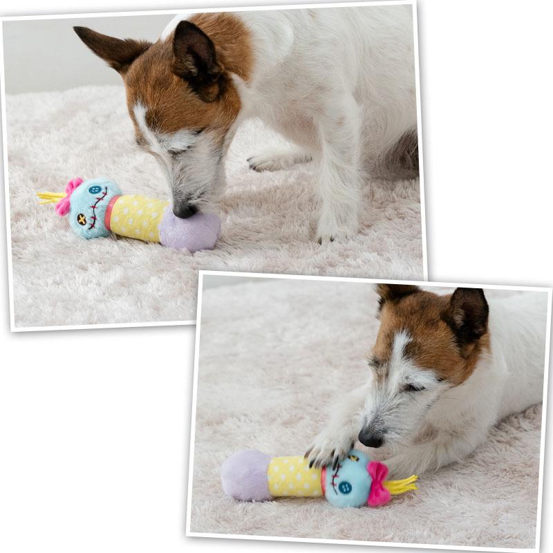 Disney（ディズニー） スティッチ 犬 おもちゃ ぬいぐるみ スクランプ