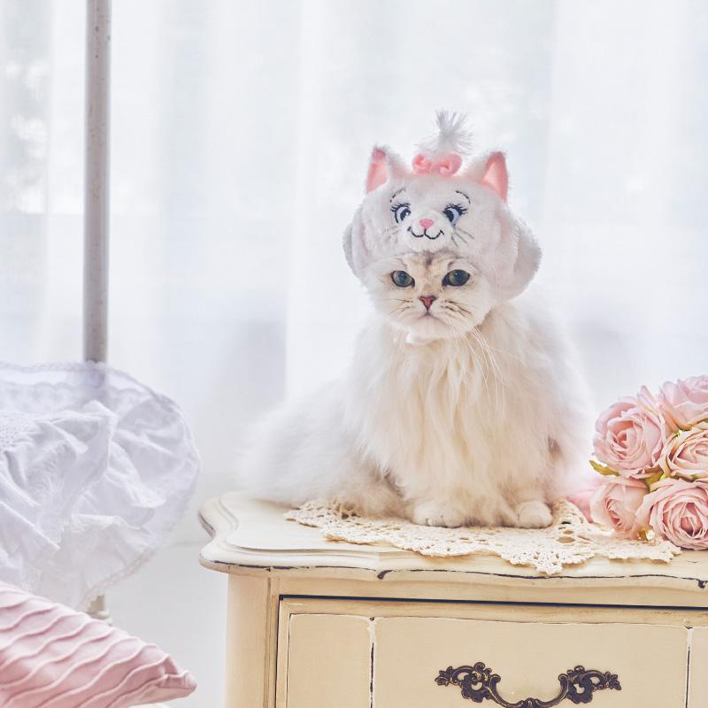 Disney（ディズニー） 犬 猫 帽子 マリー なりきり 小 中 ｜ 被り物