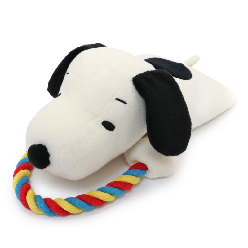 犬 おもちゃ ロープ パペット スヌーピー トイ | TOY 引っ張り 鳴き笛入り 音が鳴る オモチャ ペット 玩具 小型犬 かわいい おもしろ キャラクター｜pet-para｜03