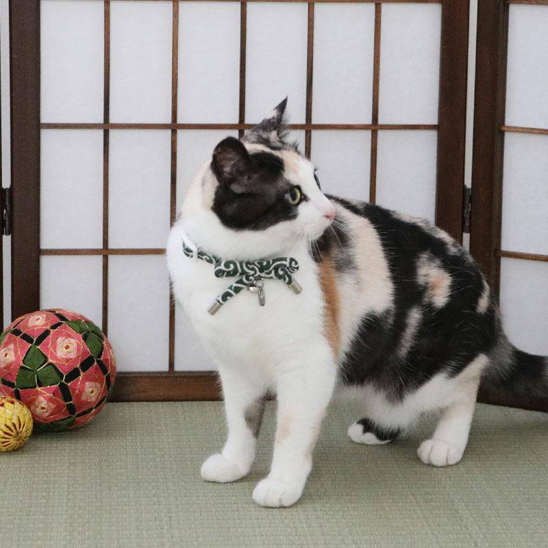 PET PARADISE（ペットパラダイス） 猫 秋 ねこ むすび首輪 バックル 鈴