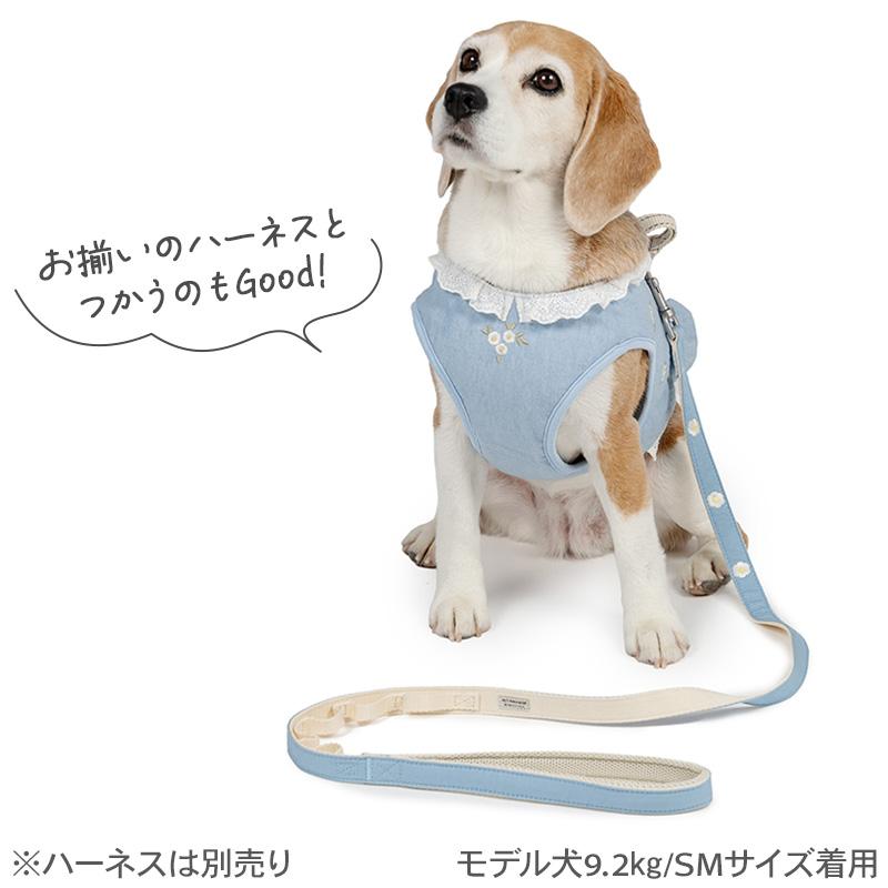 PET PARADISE（ペットパラダイス） P10倍 犬 リード 小花柄 デニム