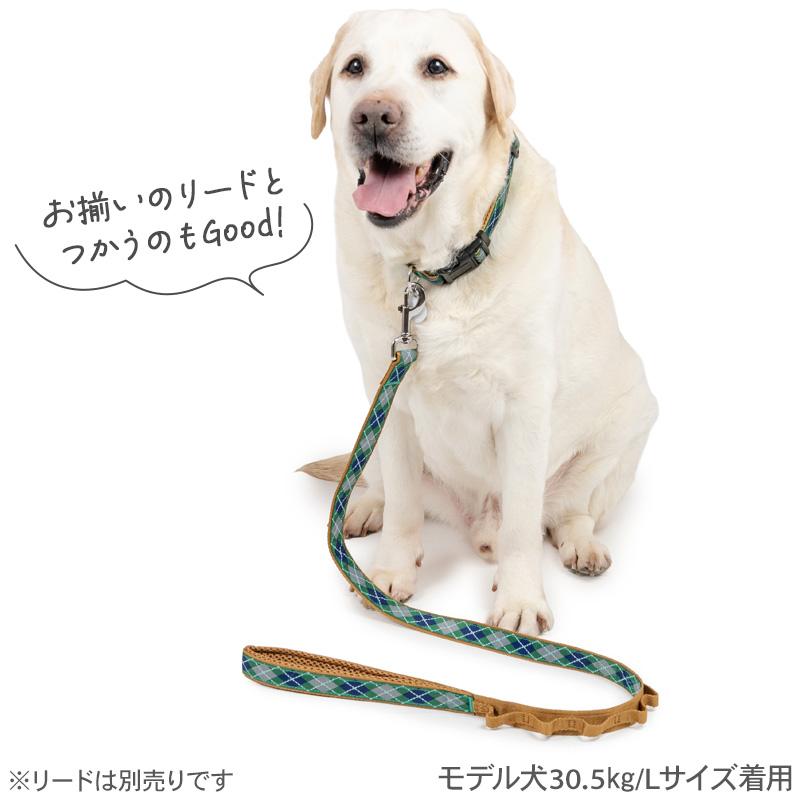 PET PARADISE（ペットパラダイス） 犬 首輪 チェック柄 首輪 大型犬 M