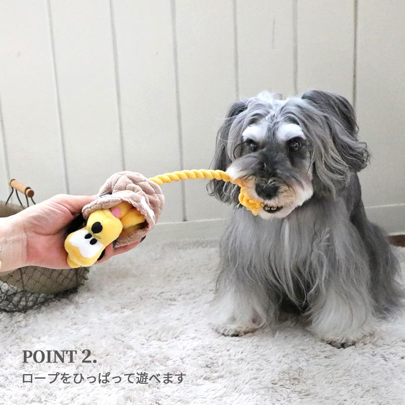 犬 おもちゃ ロープ 引っ張りっこ ぬいぐるみ 噛む おもちゃ ペットトイ | ディズニー ミッキー ミニー プルート｜pet-para｜18