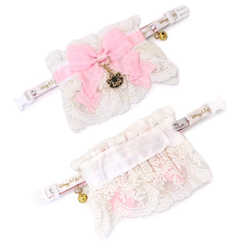 Disney（ディズニー） マリーちゃん 猫 首輪 秋 リボン フリル 2Way