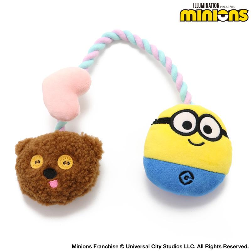 犬 おもちゃ おうち遊び かわいい ミニオン ボブ ティム ロープおもちゃ ペットおもちゃ ペットトイ ペット用 ペットパラダイス 通販 Paypayモール