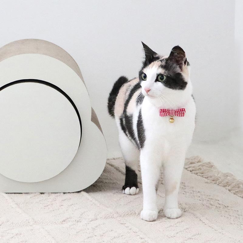PET PARADISE（ペットパラダイス） 猫 首輪 ギンガムチェック 小 中