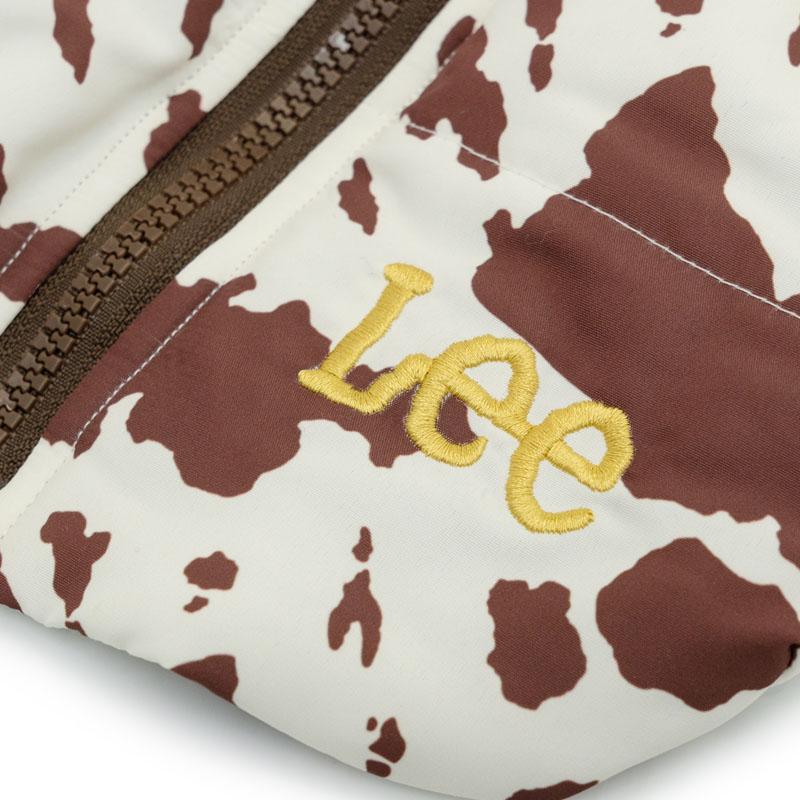 Lee（リー） 犬 服 冬 牛柄 アウターハーネス 背中開き 小型犬 | 秋冬