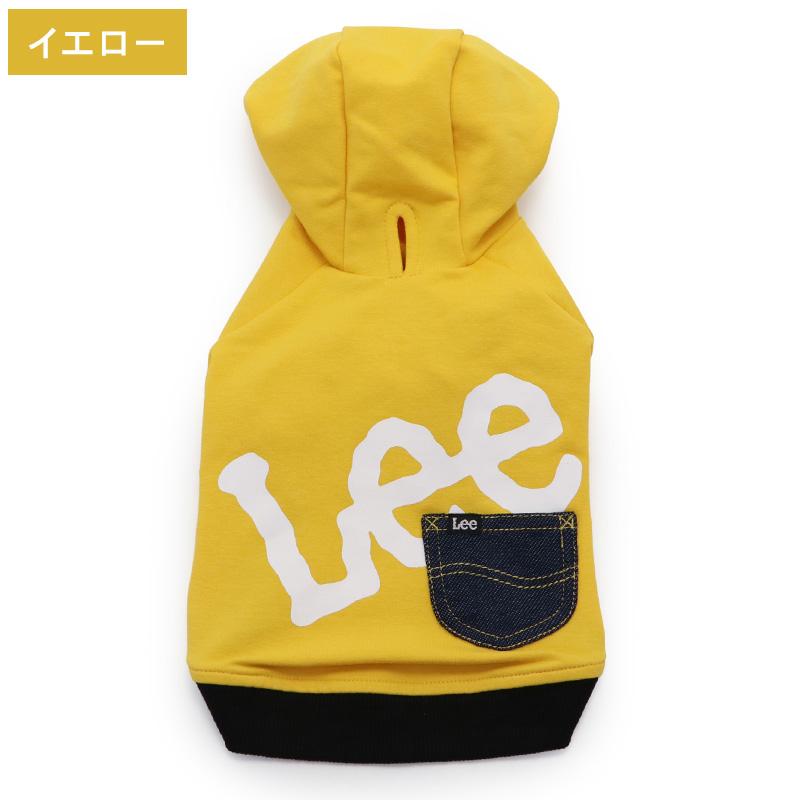 Lee（リー） 犬 服 春 ビッグ ロゴ パーカー リード通し穴 全2色