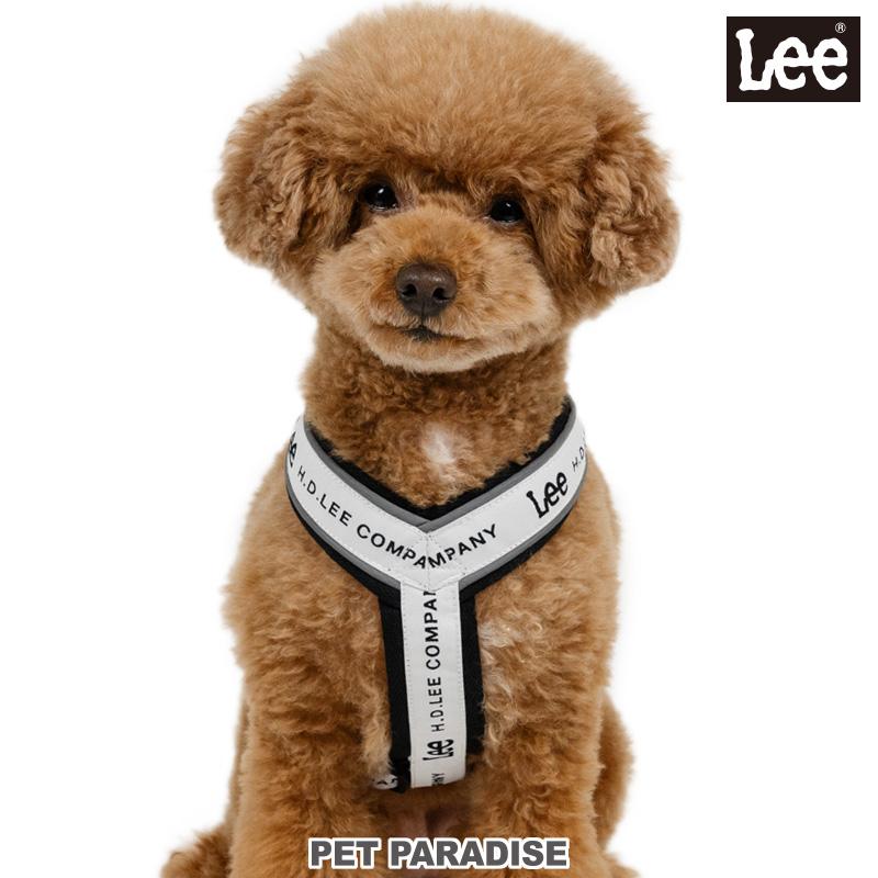 Lee（リー） 犬 ハーネス ホワイト ロゴ アクティブハーネス 反射 小型