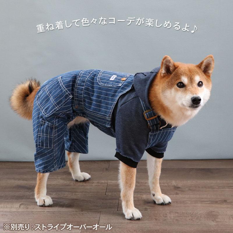 Lee（リー） サマーセール 犬 服 秋 カットオフ パーカー 中型犬 大型