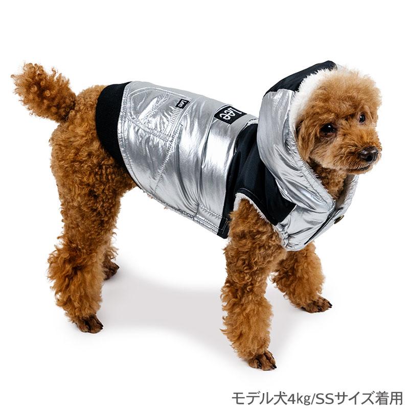 Lee（リー） 犬 服 冬 フード付 綿入り ベスト 小型犬 | かわいい
