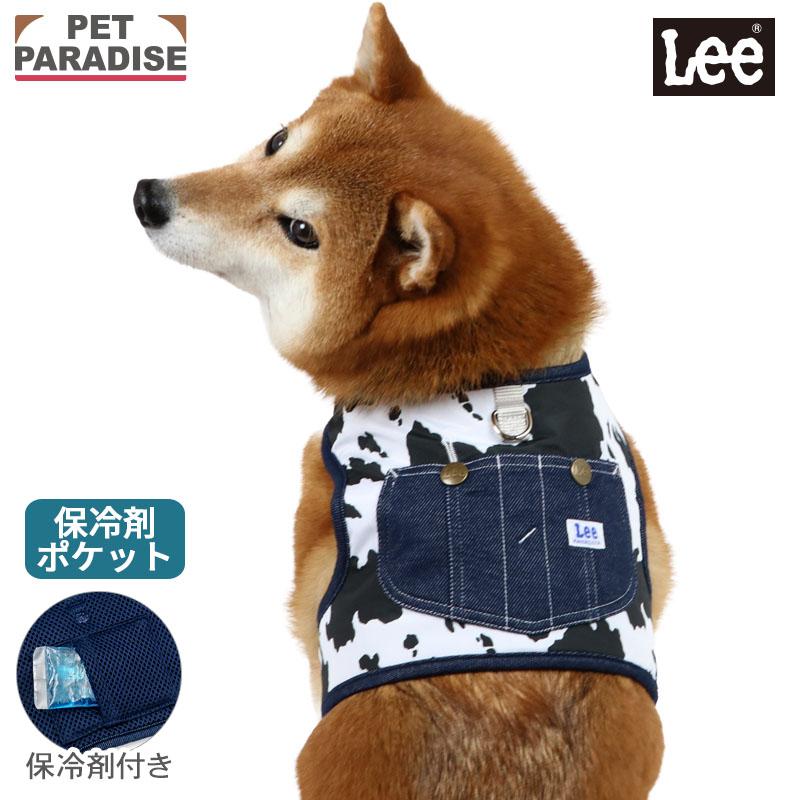 Lee（リー） 犬 ハーネス リード クール 牛柄 中型犬 SM | ブラック