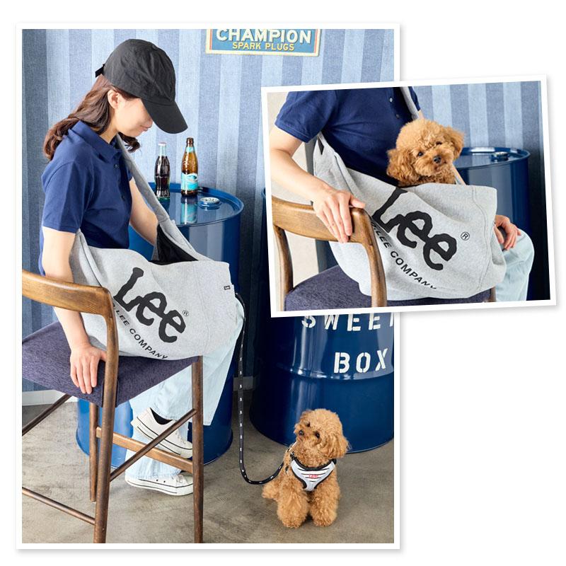 Lee（リー） 犬 キャリーバッグ 小型犬 | グレー 飛び出し防止