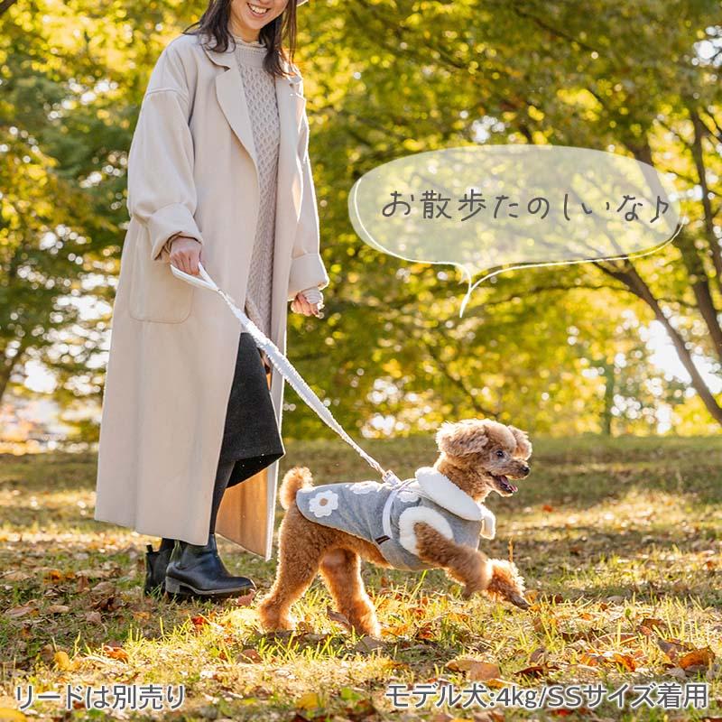 PET PARADISE（ペットパラダイス） 犬 服 冬 お花 アウターハーネス