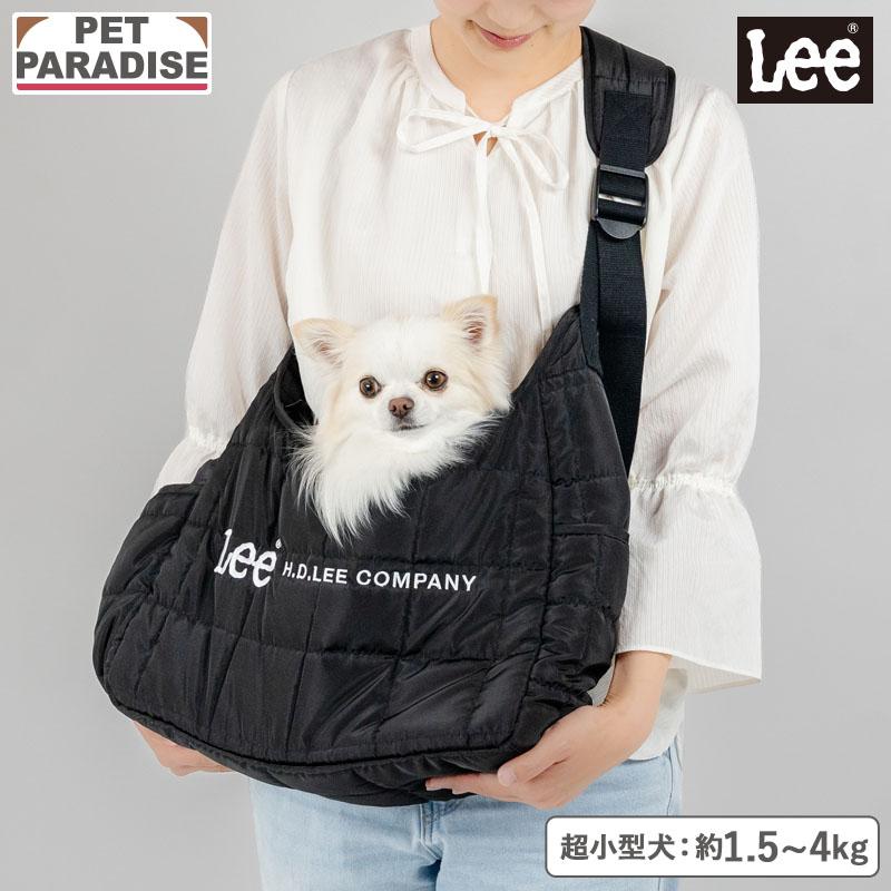 Lee（リー） 犬 キャリーバッグ 超小型犬 ブラック | 飛び出し防止