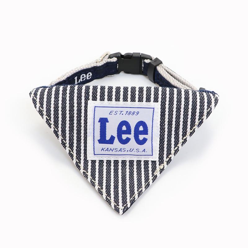 ‪ non　淡色デニム真鍮タグ付き首輪×3 カフェリード×3 collar ペット用品 ‪ non様専用 淡色デニム真鍮タグ付き首輪×3‬