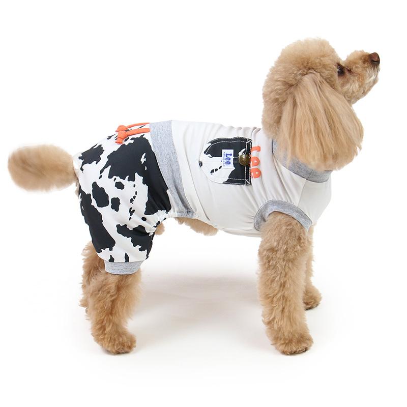 くー様⚘⚘⚘ 犬服　ハンドメイド　ブルゾン　4点 Lee 犬 服 春夏 クール 接触冷感 Lee ロンパース 小型犬 牛柄