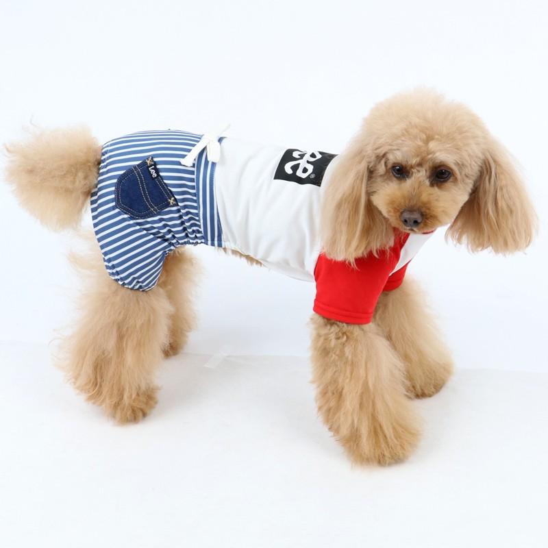 犬 服 夏 クール セール ひんやり 虫よけ おしゃれ 小型犬 超小型犬 接触冷感 ｌｅｅ 切り替え ロンパース 犬冷感服 猫 服 夏用 メール便可 返品不可 ペットパラダイス 通販 Paypayモール