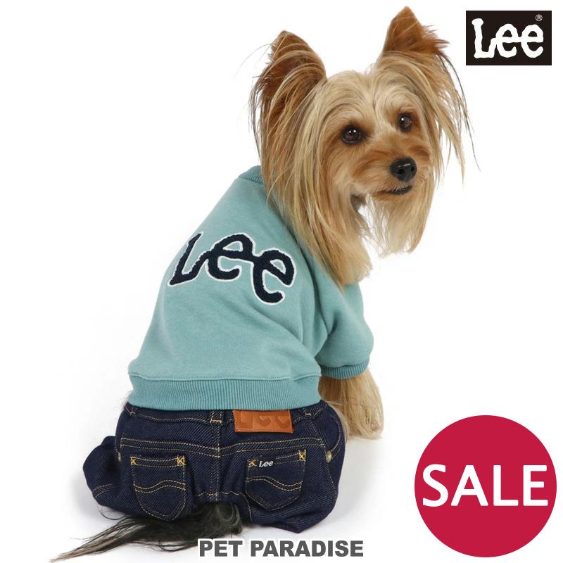 犬 服 つなぎ 冬 着せやすい おしゃれ 猫 小型犬 暖かい リー Lee ｌｅｅ デニム ブランド 裏起毛 パンツつなぎ ロゴ刺繍 メール便可 ペットパラダイス 通販 Yahoo ショッピング