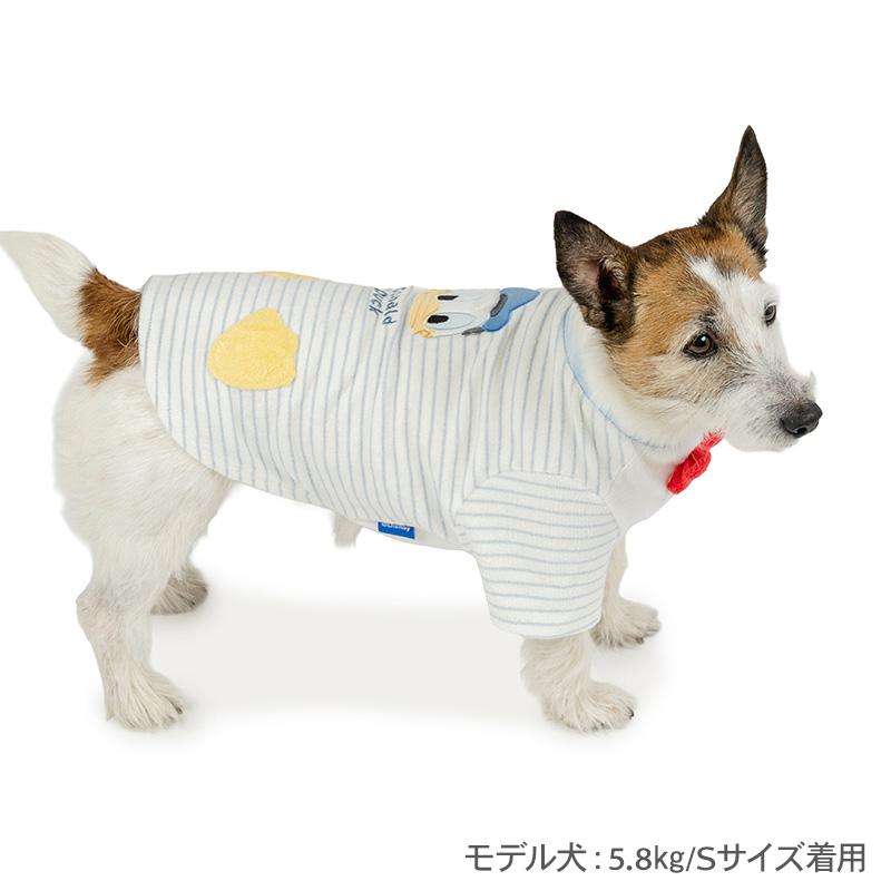 Disney（ディズニー） ドナルド 犬 服 春 お顔 サーモキープ Tシャツ