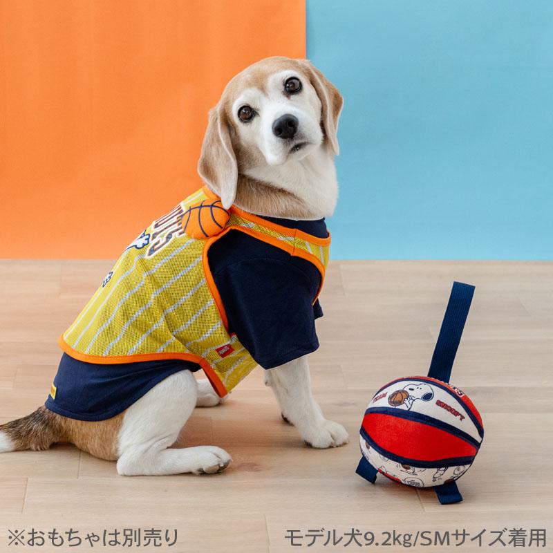 SNOOPY（スヌーピー） 犬 服 夏 バスケットボール Tシャツ 中型犬 大型