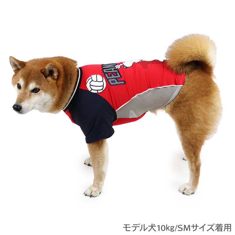 SNOOPY（スヌーピー） 犬 服 夏 バレーボール Tシャツ 中型犬 大型犬