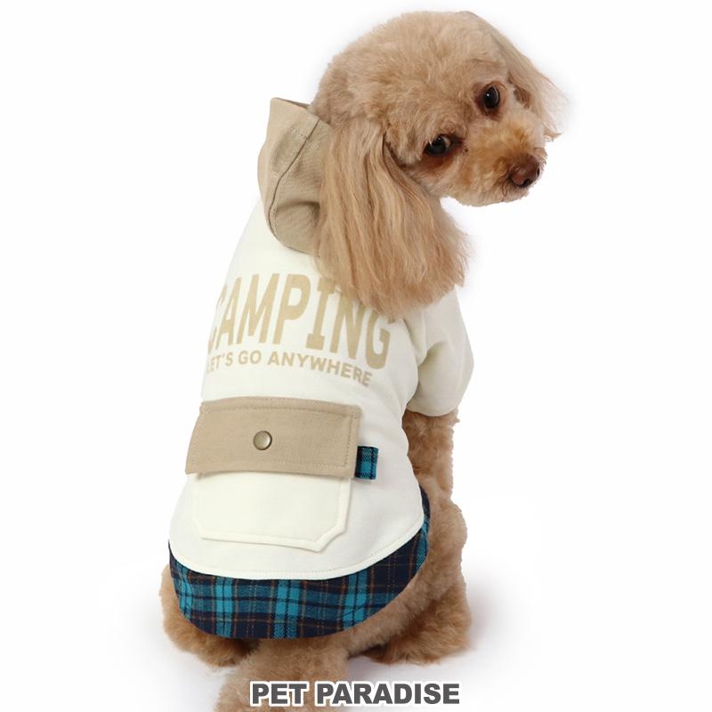 ⭐️ペット服 犬服 パーカー 小型犬 秋冬 ふわふわ ホワイト(M表記 大きめ) petw88.jpg