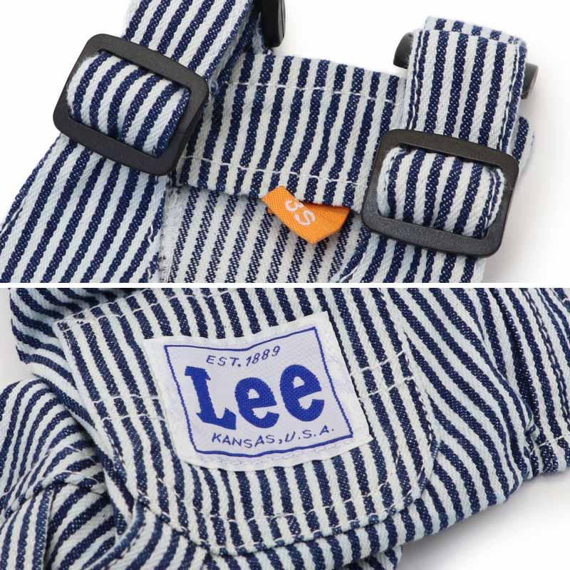 Lee（リー） 犬 服 春 ヒッコリー オーバーオール パンツつなぎ 小型犬