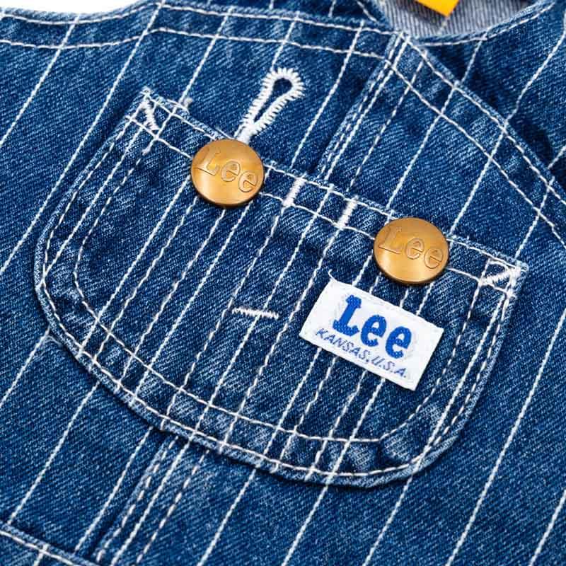 Lee（リー） 犬 服 秋 ストライプ オーバーオール 小型犬 | つなぎ